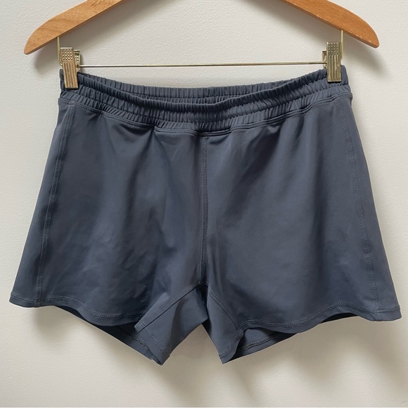 Onzie biker shorts with lining, charcoal gray, size M/L - Picture 1 of 7